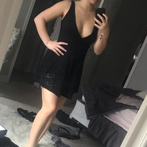 Black Lacy Dress - Picture 1 of 4